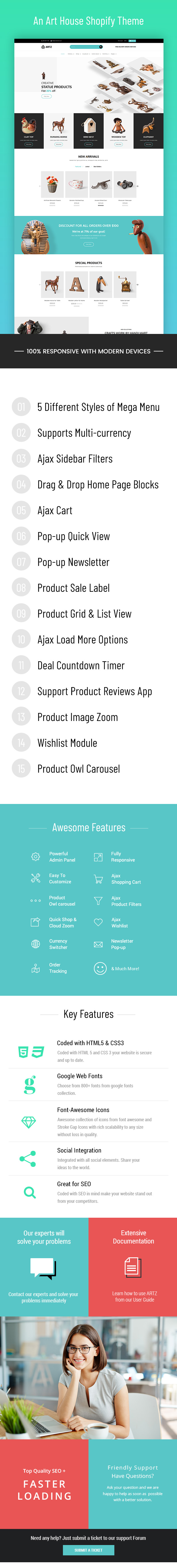 Artz | Art, Photography Shopify Theme - 1